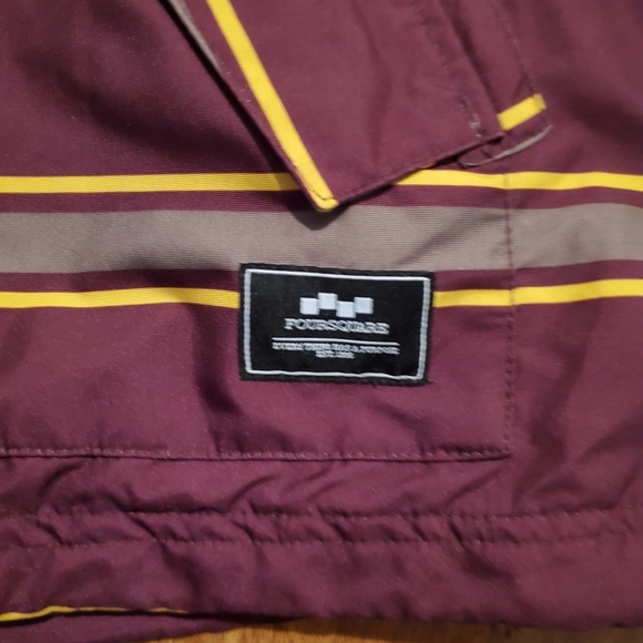 Foursquare Snowboard Jacket Microshield Mens Small - Picture 8 of 10